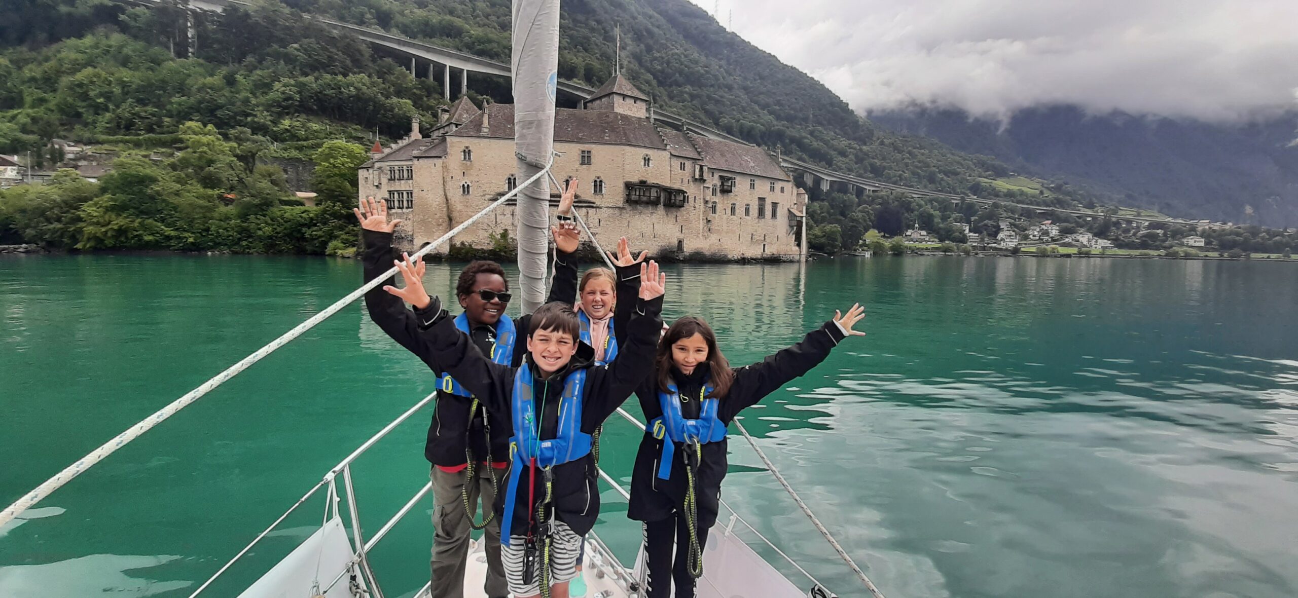 RTS – 16 juillet 2021 – Des enfants en rémission du cancer naviguent sur le lac Léman